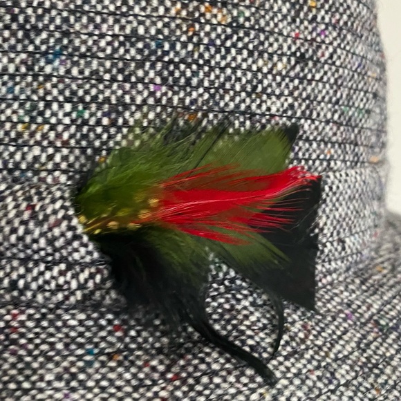 Donegal Handwoven Wool Tweed Ireland Fedora Hat- Sz-7 1/8 - Picture 3 of 13